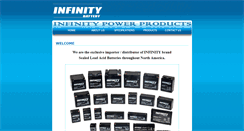 Desktop Screenshot of infinitybattery.com